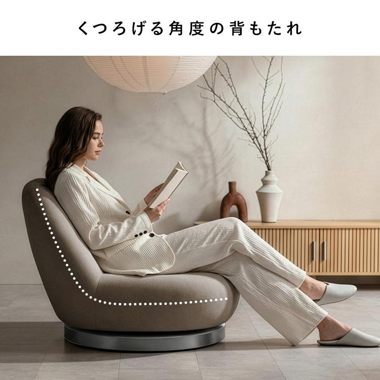 宮武製作所 メーカー直送 IZU(イズ) YS-800L-GJ 回転ソファ座椅子 L