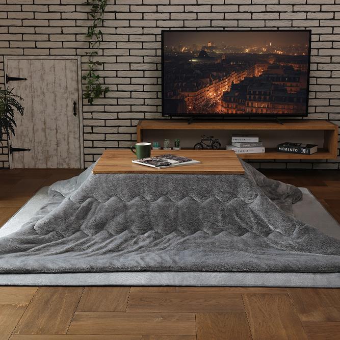 こたつ掛布団 メレンゲタッチ 正方形 約190×190cm ウォッシャブル 萩原