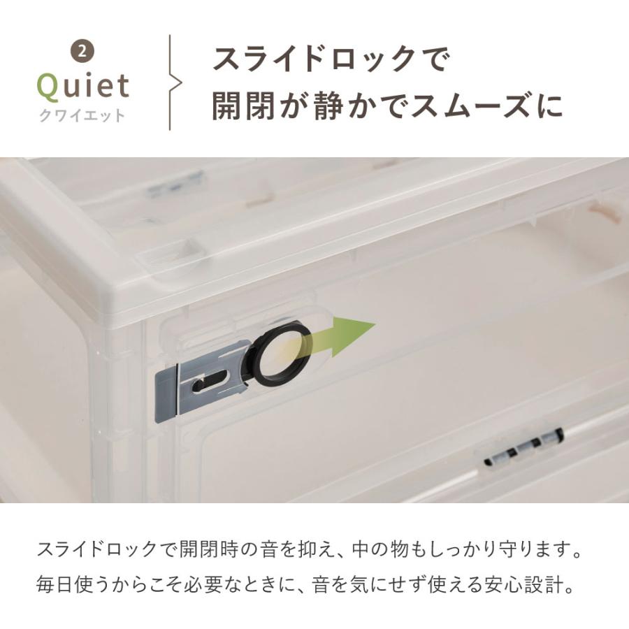 収納ボックス 4個セット PS100 XXLサイズ(96L) 萩原 クリア 240653164 メーカー直送