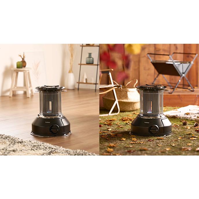 カセットガスストーブ イワタニ マル暖 マットブラック CB-STV-MRD