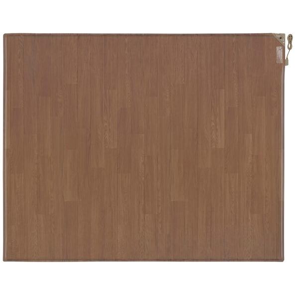 ホットカーペット かんたん床暖 3畳相当 パナソニック 木目 ブラウン色  