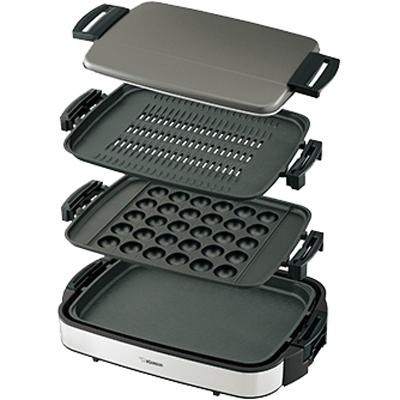 ホットプレート プレート3枚 象印 やきやき ブラウン EA-EV30-TA