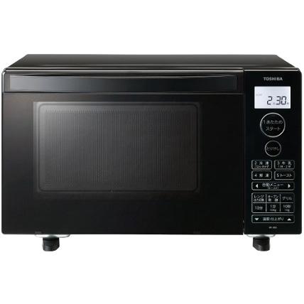 TOSHIBA（東芝） オーブンレンジ フラット庫内モデル 18L ブラック ER