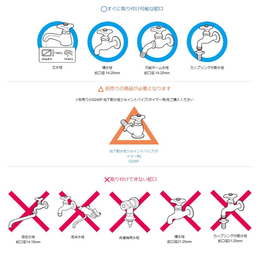 水やりスターターキットタイマー付(家庭菜園用) タカギ GKK101｜d-price｜06