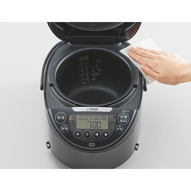 炊きたて IHジャー炊飯器 5.5合炊き タイガー モーブブラック JPW-Y100