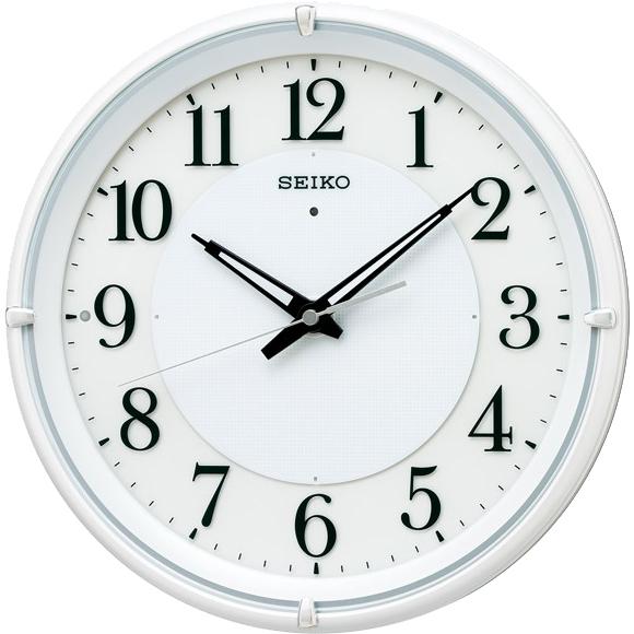 【あやまるさん専用】SEIKO アナログ掛時計 30cm ホワイト SEIKO（セイコー） お取り寄せ 電波掛時計 光センサーによる自動全面