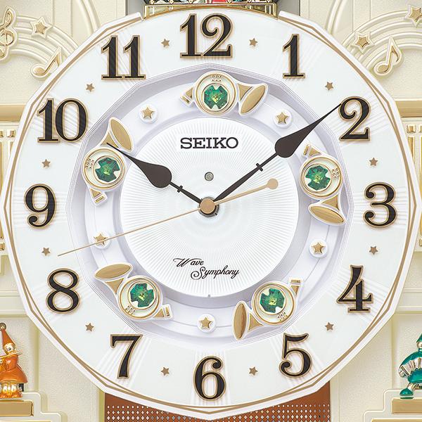 SEIKO（セイコー） お取り寄せ RE581B 電波掛時計 からくり時計 : 生活