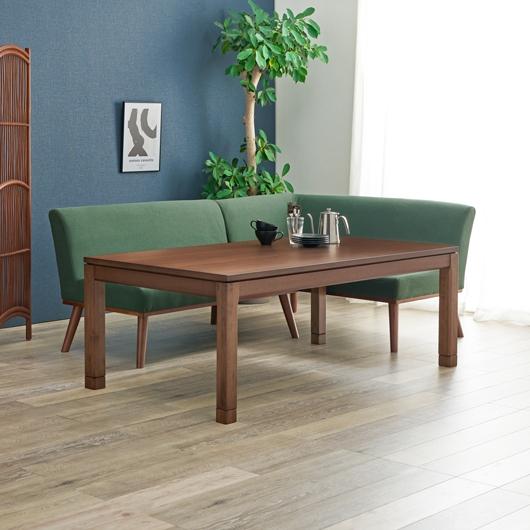 萩原【HAGIHARA】リビングコタツ ブラウン メーカー直送・代引不可 SCELTAK150M【インテリア家具】 HAGiHARA（萩原） リビングコタツ こたつテーブル (シェルタK150M