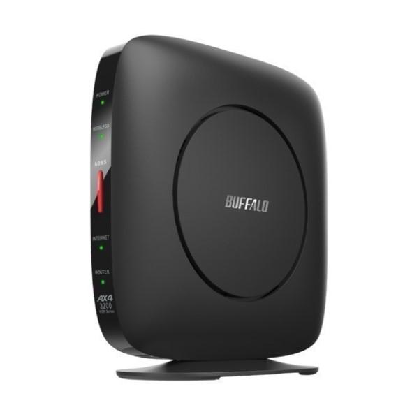格安販売の BUFFALO バッファロー WSR-3200AX4S-BK Wi-Fiルーター 無線LANルーター 【数量は多】 ブラック AirStation Wi-Fi6対応