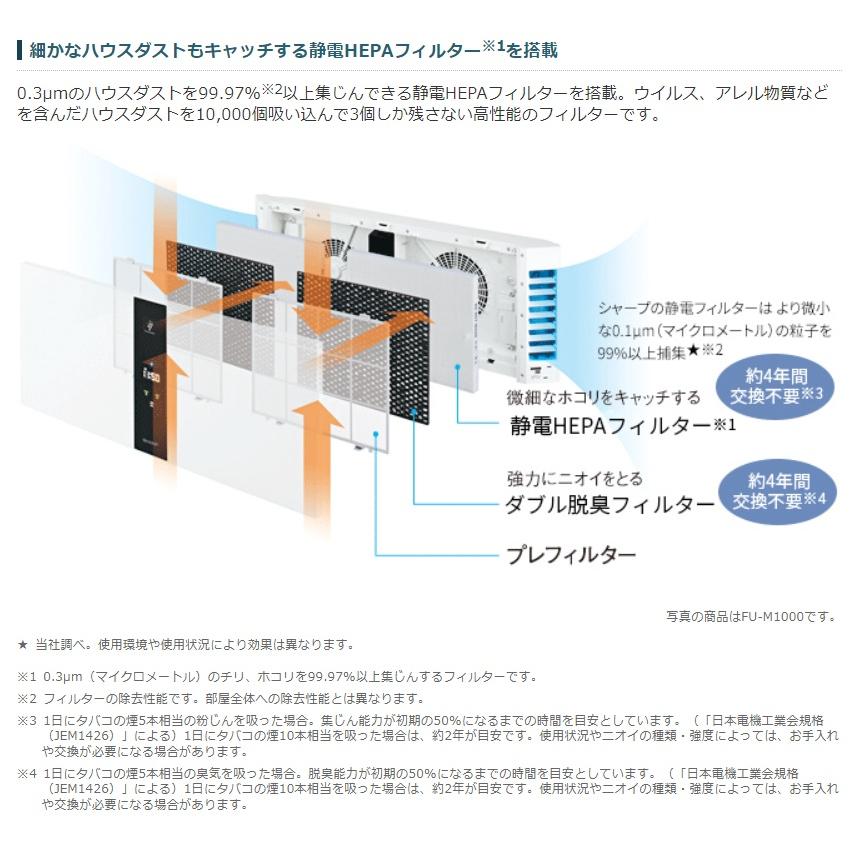 ☆SHARP / シャープ FU-MK500-W [ホワイト系] 【空気清浄機】 : ディー