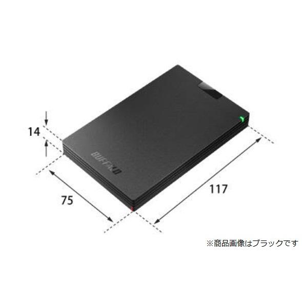 ☆バッファロー 外付け ハードディスク MiniStation HD-PCG1.0U3-BWA