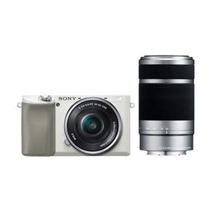 ソニー α6100 ダブルズームレンズキット ホワイト SONY ミラーレス一眼 ☆ソニー / SONY α6100 ILCE-6100Y ダブルズームレンズキット