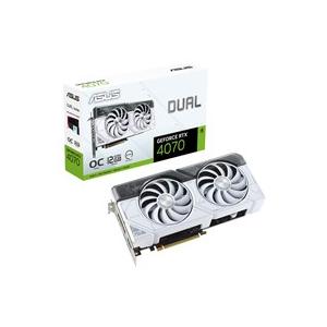 グラフィックボード・グラボ・ビデオカード ASUS DUAL-RTX4070-O12G-WHITE ☆エイスース / ASUS DUAL-RTX4070-O12G-WHITE [PCIExp 12GB