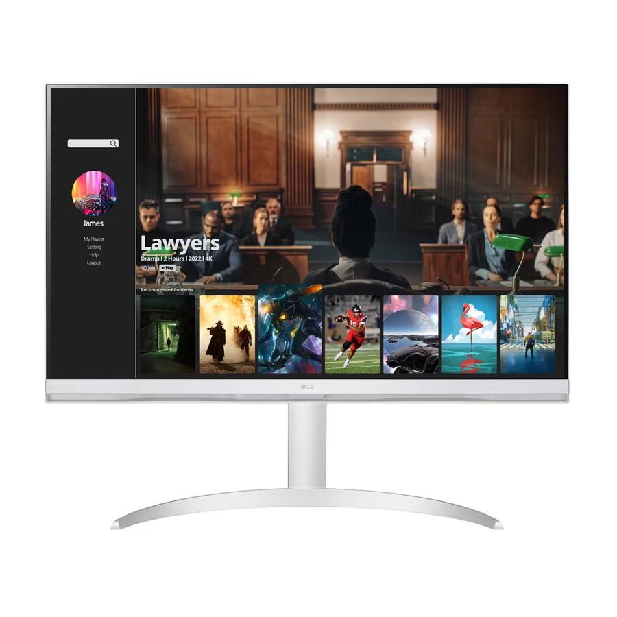 ☆MyView Smart Monitor 32SQ730S-H [31.5インチ ホワイト] 【PC 