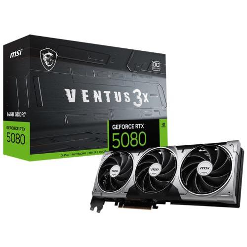 ☆MSI GeForce RTX 5080 16G VENTUS 3X OC [PCIExp 16GB