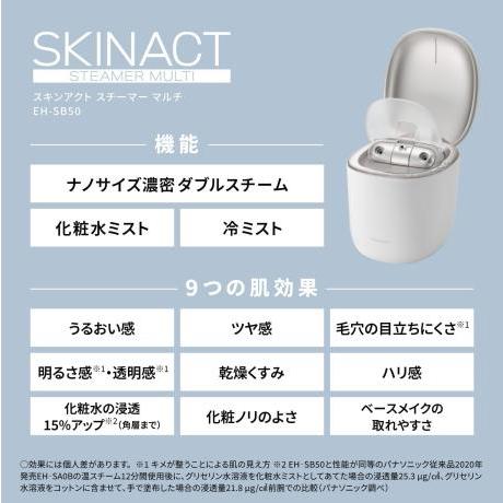 ☆Panasonic / パナソニック スキンアクト スチーマー マルチ EH-SB50