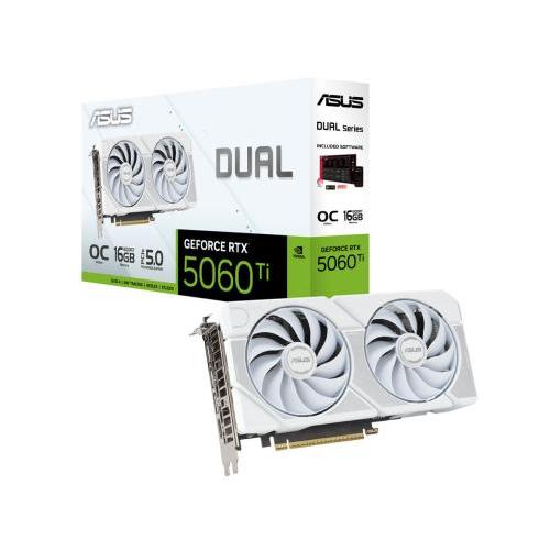 ☆エイスース / ASUS DUAL-RTX5060TI-O16G-WHITE [PCIExp 16GB