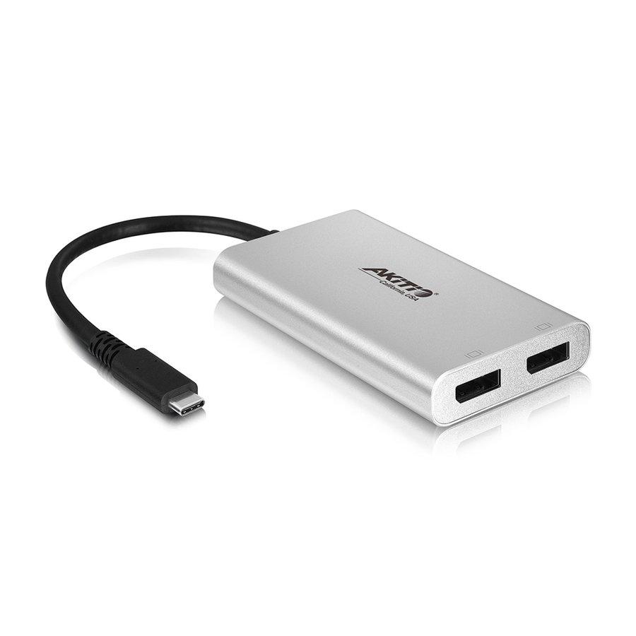 ★AKiTiO T3-2DP / Thunderbolt 3 / デュアルDisplayPortアダプター｜d-rise2｜02