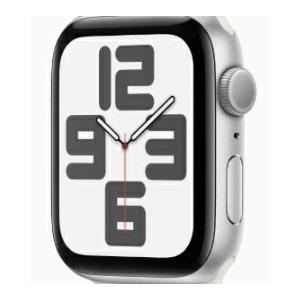 ☆Apple Watch SE 44mm GPSモデル MA7X4J/A+MXM73FE/A6mm シルバー
