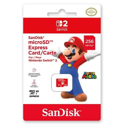【追加値引】Nintendo Switch一式/256Gメモリーカード付 ☆SanDisk microSD Express Card 256GB for Nintendo Switch 2 BEE-A
