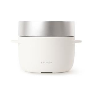 【美品】BALMUDA The Gohan ホワイトK03A 炊飯器 ☆バルミューダ BALMUDA The Gohan K03A-WH [ホワイト] 【炊飯器