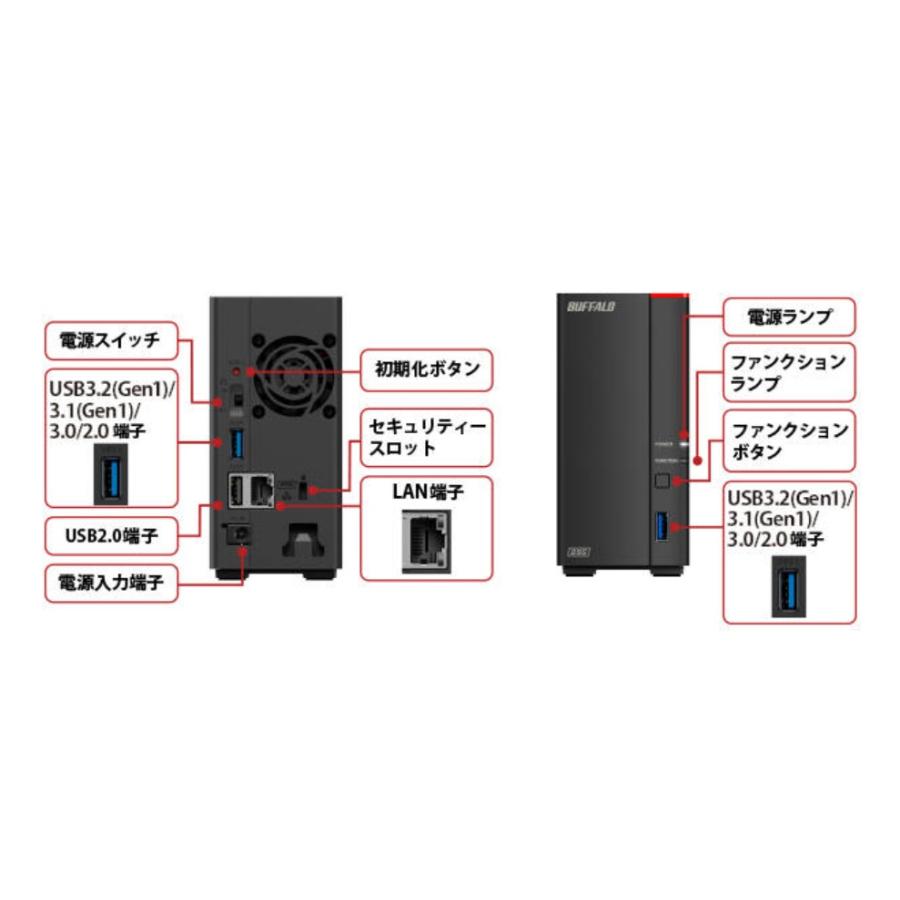 ☆バッファロー NAS(ネットワークHDD) LinkStation LS710D0201