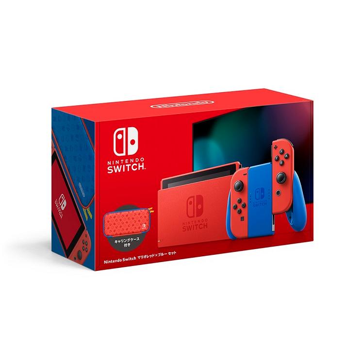 限定モデル Nintendo 任天堂 Switch 全品送料無料 マリオレッド×ブルー セット