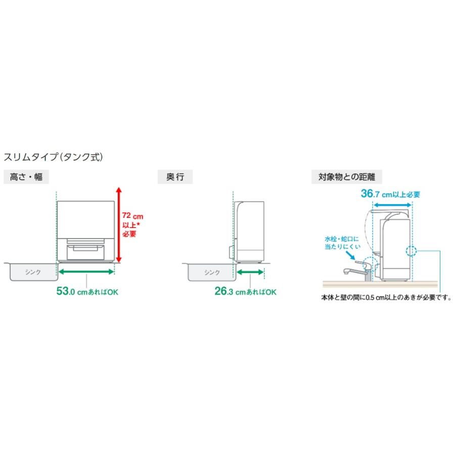 ★Panasonic / パナソニック NP-TSP1【食器洗い機】【貨物輸送無料】