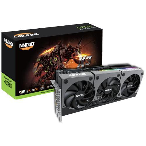 ☆Inno3D GeForce RTX 4080 16GB X3 N40803-166X-187049N [PCIExp 16GB