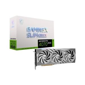 ☆MSI GeForce RTX 4070 SUPER 12G GAMING X SLIM WHITE [PCIExp 12GB 