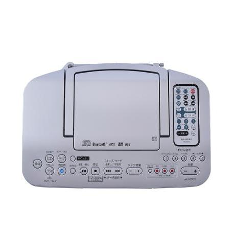 ☆東芝 AUREX AX-KCR70(S) シルバー SD USB CDラジカセ Bluetooth搭載