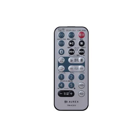 ☆東芝 AUREX AX-KCR70(S) シルバー SD USB CDラジカセ Bluetooth搭載
