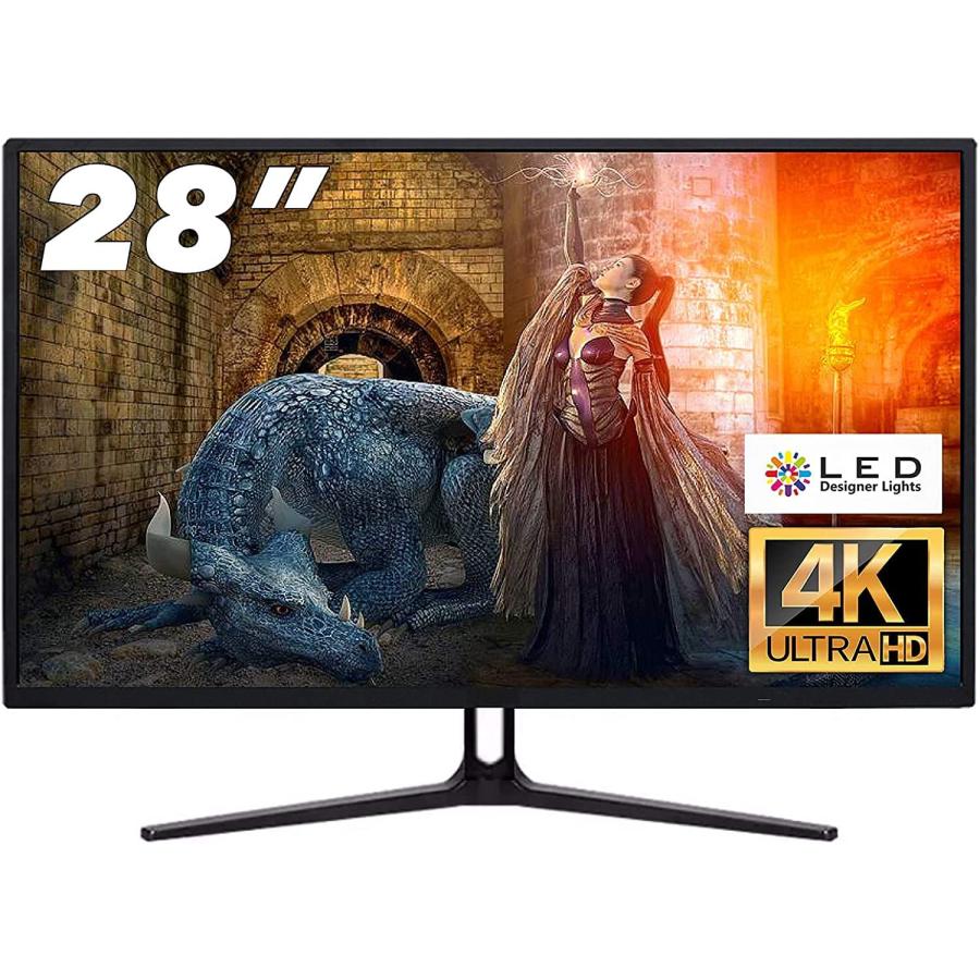 DEED 4Kモニター DC-M2804K 28インチ HDR対応 リモコン付き ☆DEED 4Kモニター 28インチディスプレイ HDR対応 DCM2804K