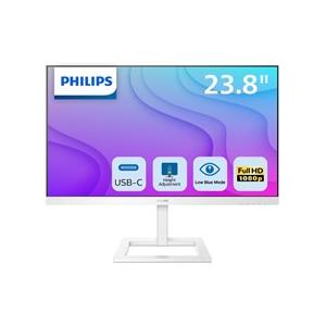 ○PHILIPS / フィリップス 243E1EW/11 [23.8インチ ホワイト] 【PC 