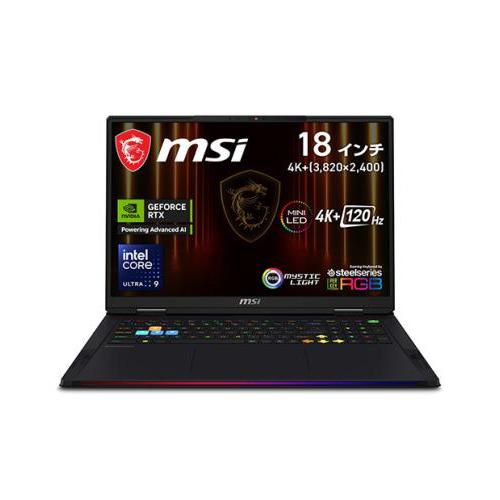 ☆MSI / Raider-18-HX-AI-A2XWJG-1353JP (Win11home/Core Ultra 9 