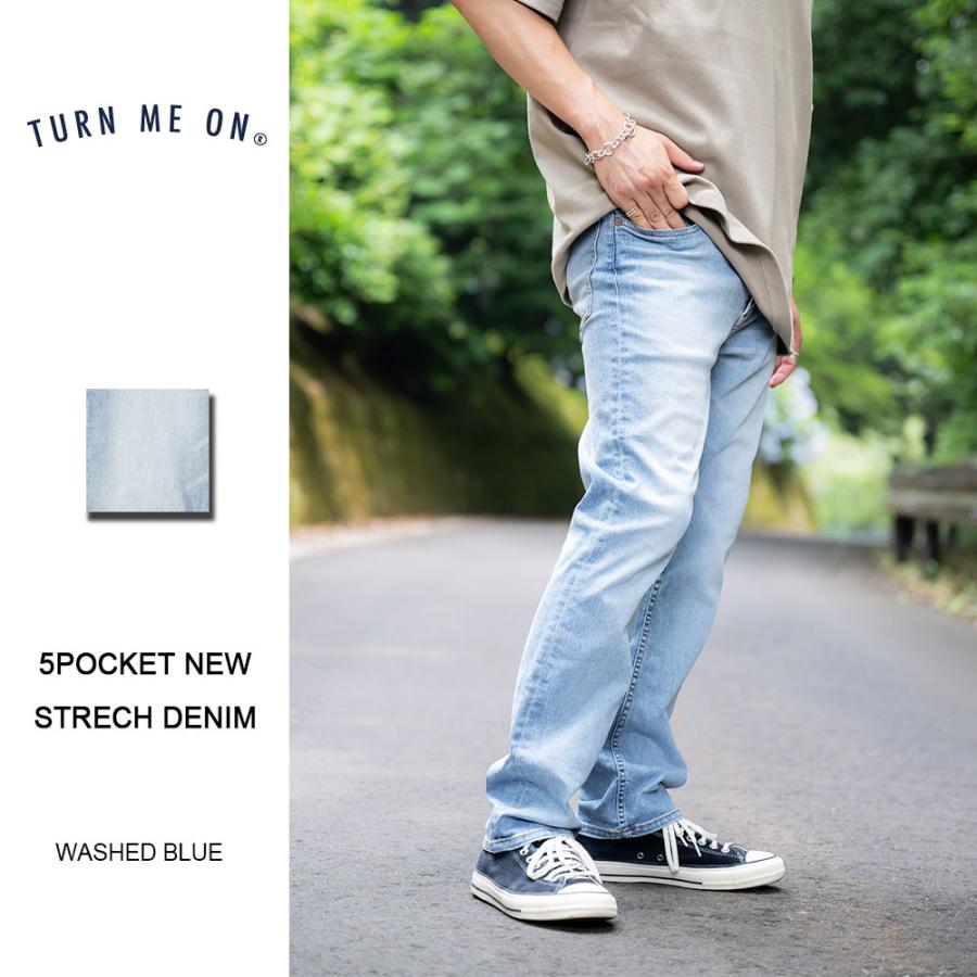 TURN ME ON 5ポケット NEWストレッチデニムパンツ 225-183