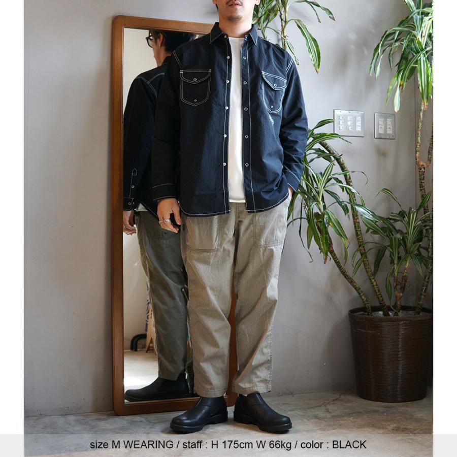 TURN ME ON ナイロンシャツジャケット ブラックLサイズ TURN ME ON ナイロンシャツジャケット ブラックLサイズ