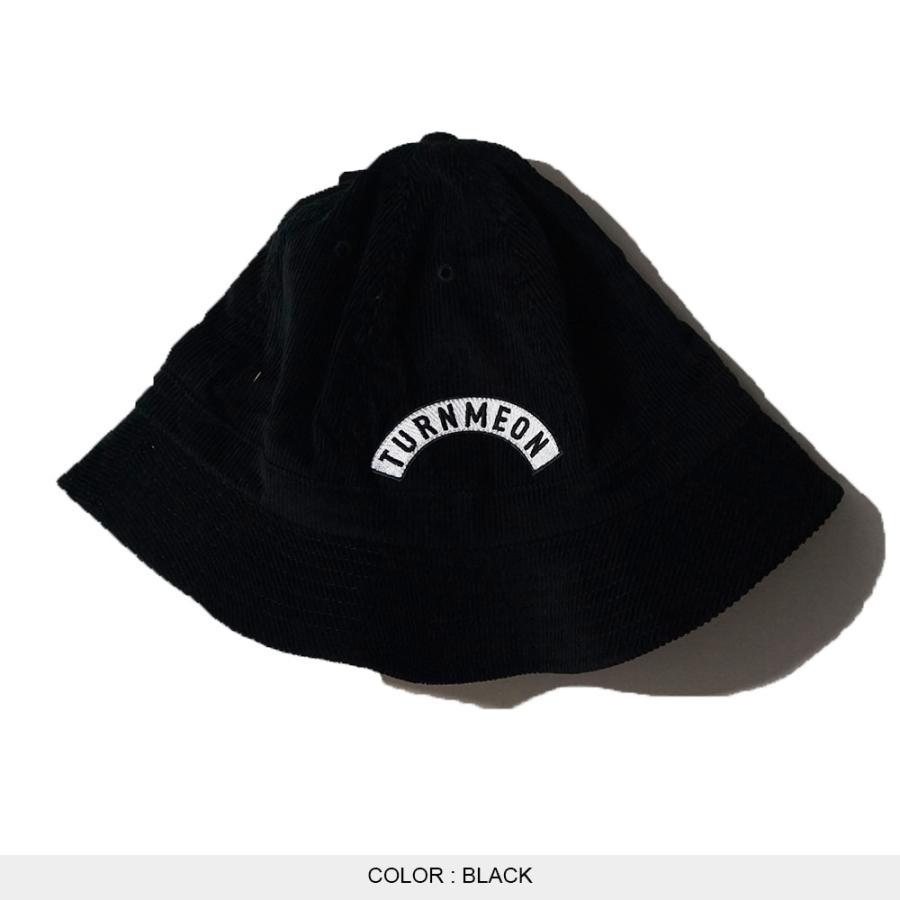 TURN ME ON（ターンミーオン） ロゴワッペン コーデュロイメトロハット