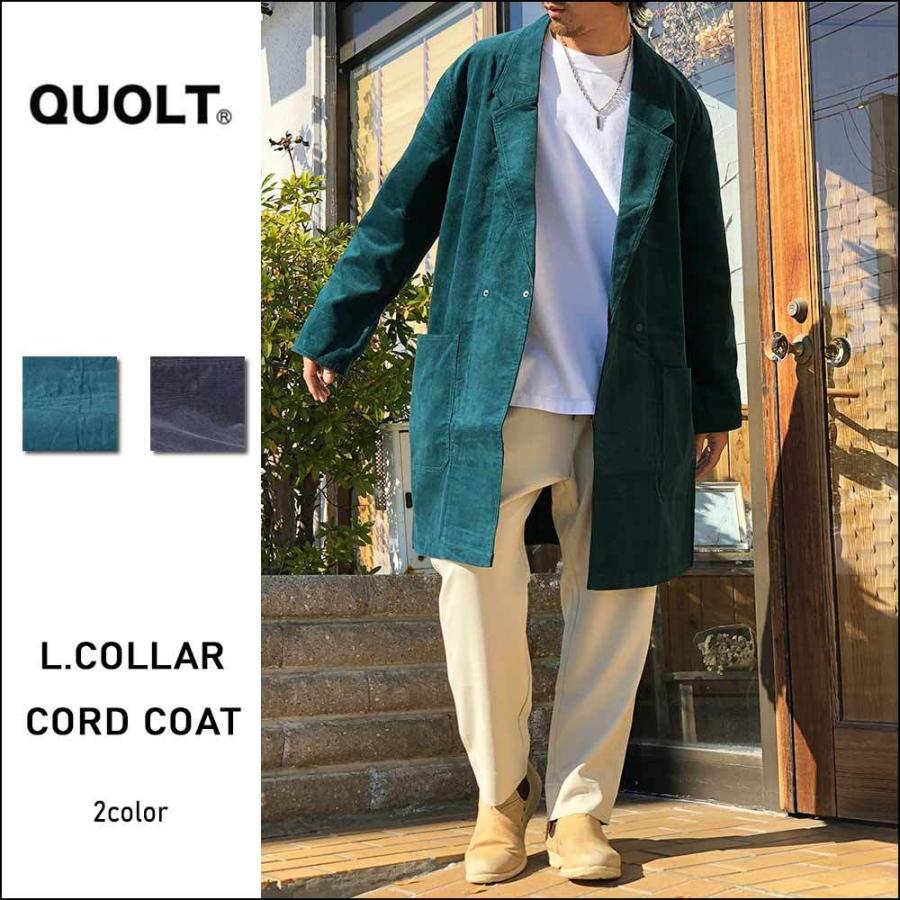QUOLT / L COLLAR-CODE COAT / 901T-1248 クオルト Tシャツ アウター デニム ボトム パンツ デザイナー