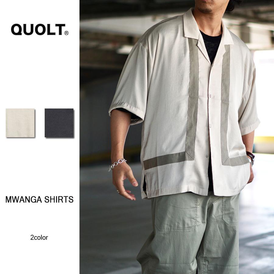 quolt 【30%OFF】QUOLT MWANGA SHIRTS ムワンガシャツ 901T-1666