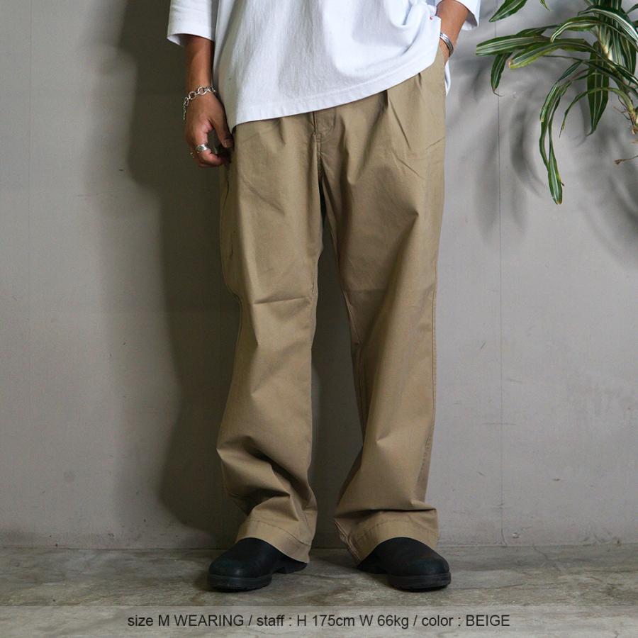 UNFRM OUTDOOR STANDARD STRETCH CHINO CLOTH TWO TUCK WIDE PANTS AW-7534 ユニフォーム ブランド 公式通販 スノーボード