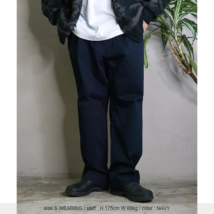 UNFRM OUTDOOR STANDARD STRETCH CHINO CLOTH TWO TUCK WIDE PANTS AW-7534 ユニフォーム ブランド 公式通販 スノーボード