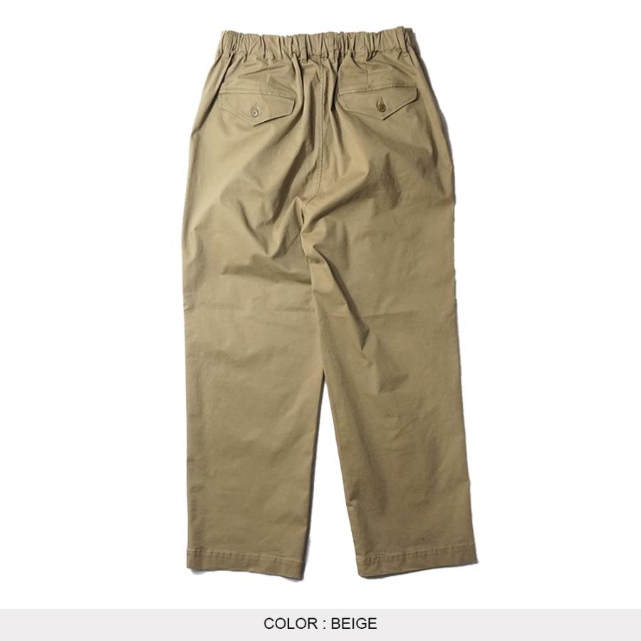 UNFRM OUTDOOR STANDARD STRETCH CHINO CLOTH TWO TUCK WIDE PANTS AW-7534 ユニフォーム ブランド 公式通販 スノーボード