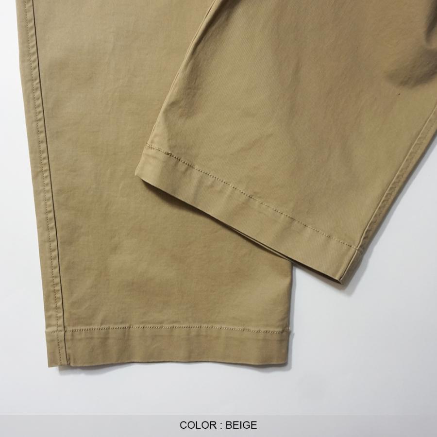 UNFRM OUTDOOR STANDARD STRETCH CHINO CLOTH TWO TUCK WIDE PANTS AW-7534 ユニフォーム ブランド 公式通販 スノーボード