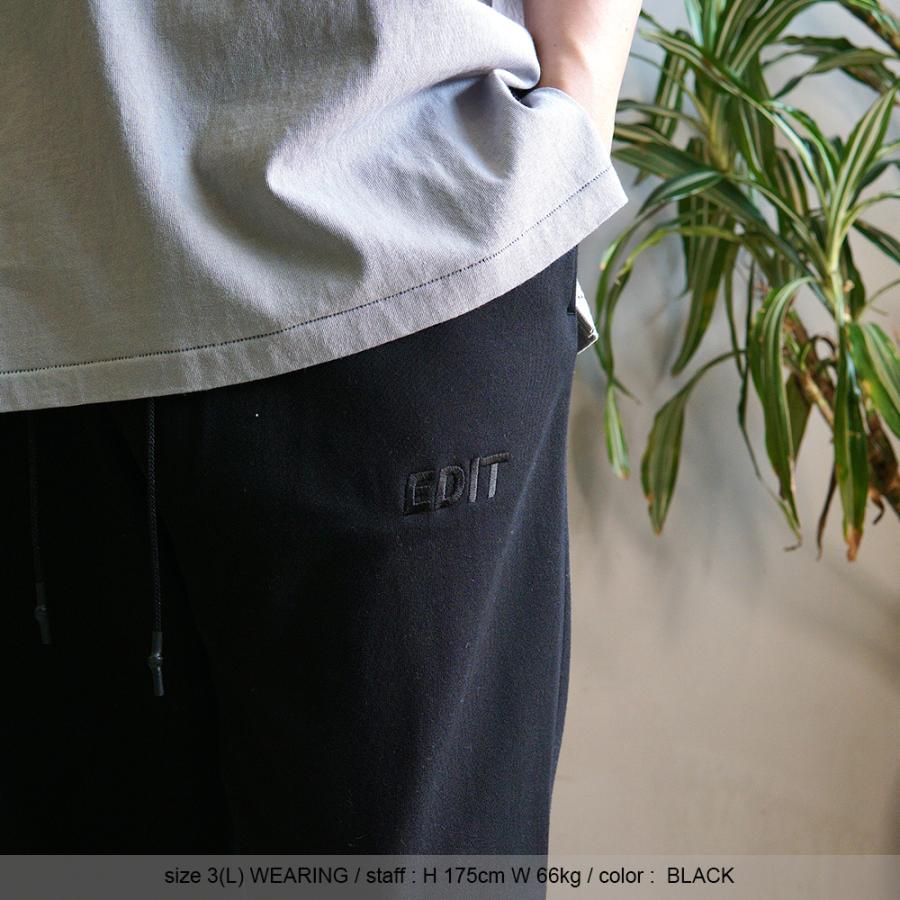 2024SS新作 EDIT CLOTHING Logo Sweat Pants ED-370 エディットクロージング ブランド メンズ 公式通販 スウェットパンツ 半袖 長袖 Tシャツ デニム ジャケット｜d-river｜19