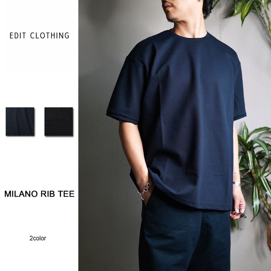 EDIT CLOTHING MILANO RIB TEE ミラノリブTシャツ ED-388 エディット