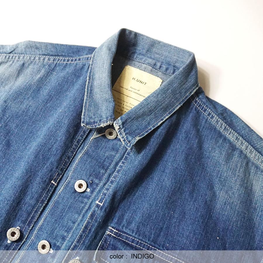 H.UNIT STORE LABEL 2026SS新作 H.UNIT Denim P-44 Jacket(Used Wash