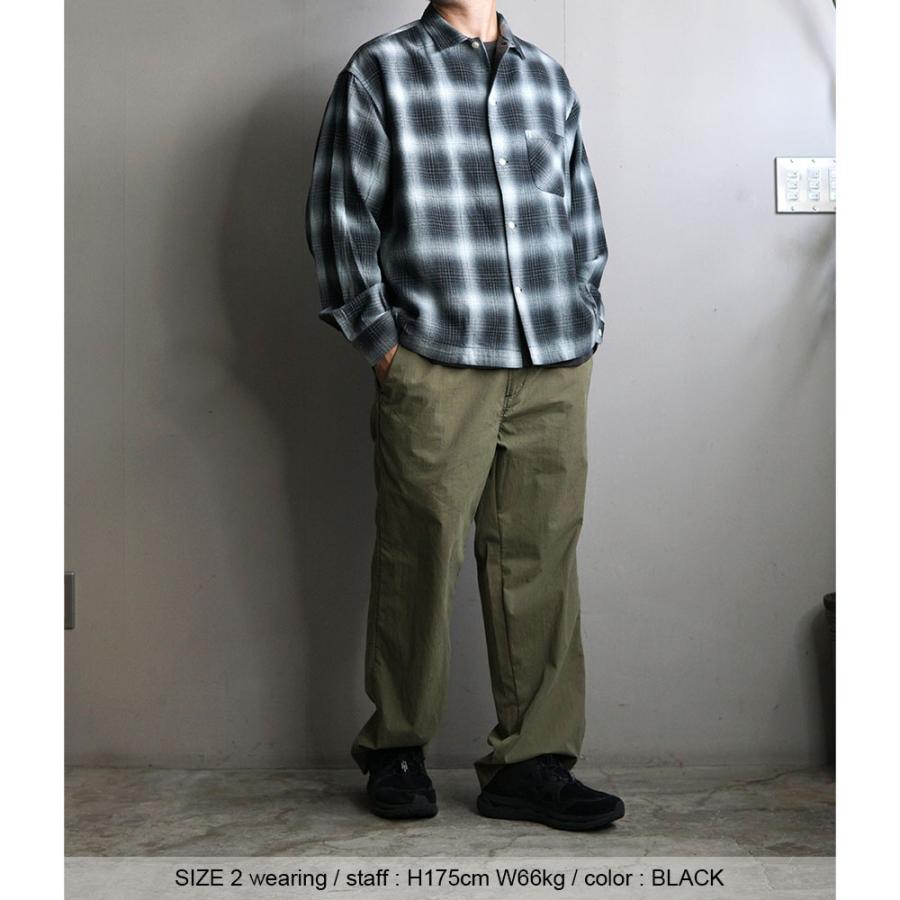 H.UNIT STORE LABEL 2026AW新作 H.UNIT Indigo Check Shirt H-SH068