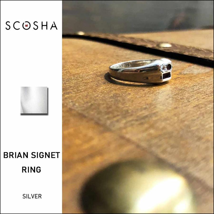 SCOSHA（スコーシャ） 【40%OFF】SCOSHA / BRAIN SIGNET RING / MR56SS