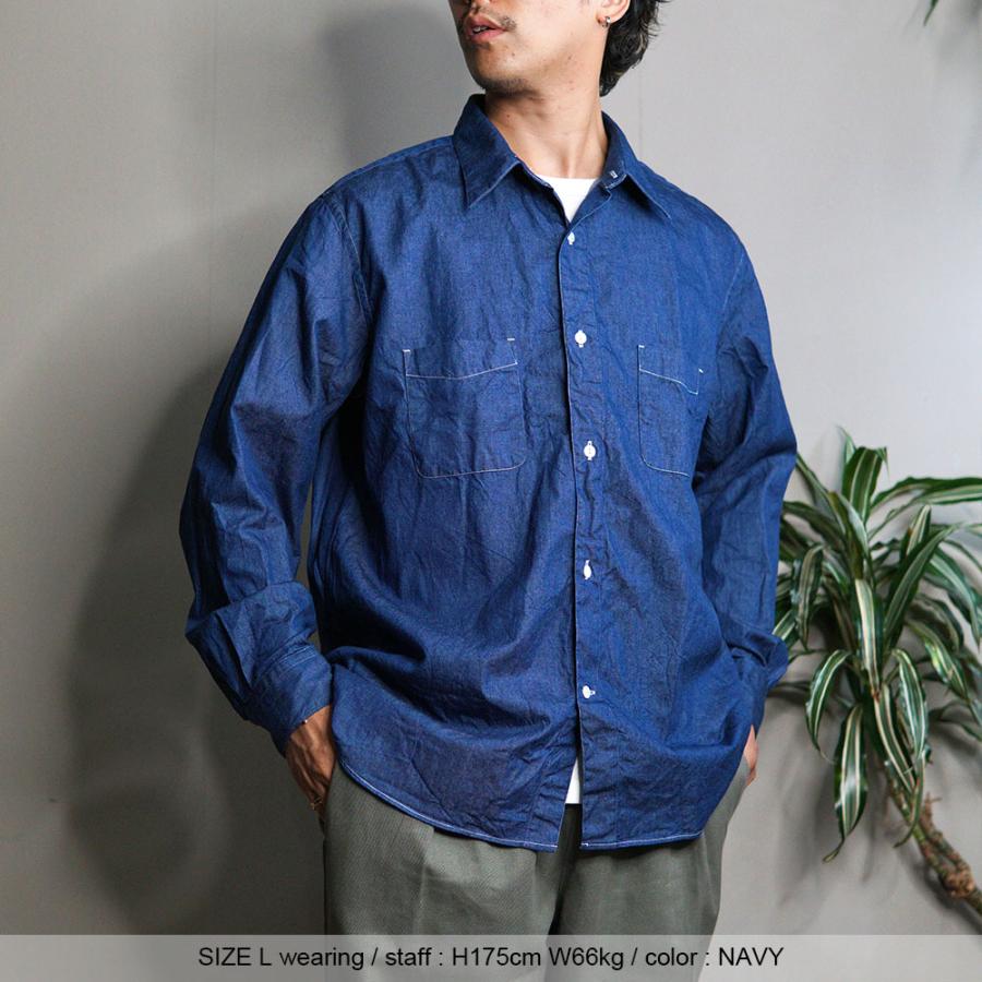CATTA REGULAR COLLAR W-POCKET SHIRT -DENIM RG-01WP カッタ ブランド メンズ 公式通販 取扱店 福岡 シャツ 長袖 半袖 パンツ |  | 17